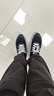 耐克男子復古華夫鞋冬季翻毛皮時(shí)尚抓地舒適運動(dòng)鞋NIKE FJ4195 001黑/白色/灰黑 44 曬單實(shí)拍圖