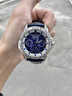 邁凱羅品牌宇航員十大名表瑞士男士手表男全自動(dòng)機械表防水夜光高檔男表 超凡大師表王藍面·藍皮-高檔禮盒裝（購買(mǎi)送鋼表帶） 曬單實(shí)拍圖