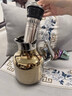飛劍【官方正品】聯(lián)名款純鈦燜茶壺機械溫顯悶泡壺全鈦保溫水壺禮品壺 TD-120-23A鈦鎏金1200ml【機械溫顯+茶水分離】 曬單實(shí)拍圖