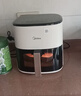 美的（Midea）空氣炸鍋免翻面 5.3LAI智能烹飪蒸汽嫩 烤炸一體 可視大視窗  家用大容量全金屬內腔MF-KZC5388 曬單實(shí)拍圖