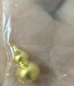 周大生黃金吊墜足金999葫蘆掛墜配頸繩古韻福祿吉祥福運送女友生日禮物 黃金葫蘆吊墜-【配頸繩,絨布袋包裝】 中版-5.02g 曬單實(shí)拍圖