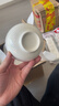 潔雅杰陶瓷碗中式白瓷小碗家用4.5英寸米飯碗喝湯碗面碗套裝10只裝 曬單實(shí)拍圖