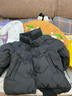巴拉巴拉童裝兒童羽絨服女童冬裝保暖短款國風(fēng)新中式寶寶立領(lǐng)外套 黑色90001 110 cm 曬單實(shí)拍圖