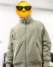 蕉下（beneunder）外套男立領(lǐng)夾克棉服氣絨服高彈男裝秋裝CL235木茶青L 曬單實(shí)拍圖