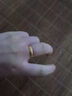周大生黃金戒指情侶對戒足金love活口結婚三金訂婚結婚生日禮物送女友 女戒 - 2.28g 曬單實(shí)拍圖