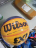 威爾勝（Wilson）WilsonFIBA國際籃球賽3X3專(zhuān)用籃球6號街頭比賽用球WTB0533 曬單實(shí)拍圖