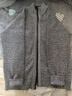 恒源祥毛衣外套針織衫秋冬季新款加絨加厚潮男外穿針織開(kāi)衫大碼休閑百搭 8801淺灰色 2XL 曬單實(shí)拍圖