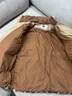 MQD童裝男大童冬季立領羽絨服 卡其 150 曬單實拍圖