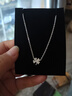 瑞泓祥999純銀項鏈女幸運四葉草輕奢小眾高級感2026年新款潮爆款鎖骨鏈 999純銀幸運四葉草項鏈一條 曬單實(shí)拍圖