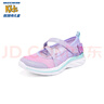 Skechers斯凱奇童鞋瑪麗珍女童公主鞋夏季時(shí)尚中大童透氣網(wǎng)面涼鞋302563L 曬單實(shí)拍圖