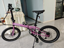 TERN燕鷗R8 折疊車(chē)20寸輕便攜8變速碟剎鉻鉬鋼男女折疊自行車(chē)燕歐 R8紫色-世文大蘋(píng)果外胎+406輪組 20英寸 升級【禧瑪諾MT200油碟+中空一體曲柄】 曬單實(shí)拍圖