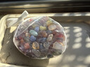 南京雨花石原石水培鵝卵石多肉鋪面魚(yú)缸盆栽七五彩小石頭 七彩雨花碎石(1.1-1.8厘米)-1斤 曬單實(shí)拍圖