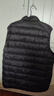優(yōu)衣庫男裝高級輕型羽絨背心/休閑羽絨馬甲472294 09 黑色 XL /180/108B 曬單實(shí)拍圖