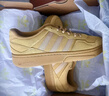 adidas「面包鞋」COURTIC經(jīng)典運(yùn)動板鞋男女阿迪達(dá)斯官方三葉草 芥末黃   43 曬單實(shí)拍圖