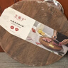 王麻子圓形整木菜板 黑金檀實(shí)木切菜板抗菌防霉家用食品級砧板菜墩案板 曬單實(shí)拍圖