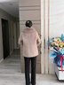 恰凡（QIAFAN）媽媽冬裝水貂絨棉衣外套40歲50中老年女冬季毛呢大衣加絨加厚棉襖 卡其色 XL  【推薦90-110斤】 曬單實(shí)拍圖