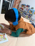onanoffBuddyPhones兒童耳機頭戴式無(wú)線(xiàn)藍牙學(xué)生網(wǎng)課學(xué)習耳機安全音量聽(tīng)力保護有線(xiàn)帶麥耳機Play+ 明星爆款Play+天空藍 曬單實(shí)拍圖