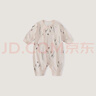 巴厘小豬女寶寶衣服春秋新中式輕國風(fēng)哈衣新生兒純棉爬爬服嬰兒連體衣秋款 逍遙仙鶴 90cm 曬單實(shí)拍圖