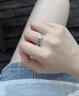 戚小米S999純銀四葉草戒指女士開(kāi)口戒可調節食指環(huán)高級感生日禮物送女友 四葉草戒指【S999足銀】 曬單實(shí)拍圖