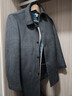 恒源祥男裝毛呢大衣秋冬季中年可脫卸羽絨內膽外套翻領(lǐng)男士羊毛呢子外套 灰色【96606】 L (175) (175)建議125-140斤 曬單實(shí)拍圖