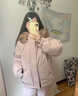 派吉鯊粉色派克服大毛領(lǐng)棉服女2025年冬季新款韓版加厚寬松小個(gè)子外套 藏青色【毛領(lǐng)】 M 曬單實(shí)拍圖