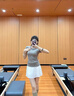 貓人（MiiOW）運動網(wǎng)球短裙女夏季假兩件防走光瑜伽裙跑步健身羽毛球百褶小白裙 曬單實拍圖