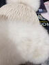 TKHE帽子女皮草狐貍毛時(shí)尚冬季新款加絨保暖護耳帽甜美可愛(ài)真毛雷鋒帽 粉色 曬單實(shí)拍圖