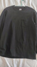 京東京造長袖t恤純棉重磅圓領(lǐng)男士打底衫男衛(wèi)衣秋季服飾 黑色 XL 曬單實拍圖