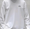 李寧長(zhǎng)袖T恤男士運(yùn)動(dòng)衛(wèi)衣春夏秋季棉質(zhì)寬松上衣休閑圓領(lǐng)套頭衫打底衫 曬單實(shí)拍圖