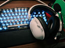 Razer旋風(fēng)黑鯊V2 X頭戴式無(wú)畏契約FPS電競游戲CSGO耳機麥7.1環(huán)繞聲適用 旋風(fēng)黑鯊 白色 曬單實(shí)拍圖