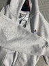 左西童裝女童外套2026新款兒童春秋加厚女孩連帽衛衣中大童衣服 白麻灰 130 cm 曬單實(shí)拍圖