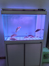 森森（SUNSUN）大型魚(yú)缸底過(guò)濾水族箱客廳家用落地玻璃生態(tài)金魚(yú)缸 超白款升級底濾 1米長(cháng)42cm寬（黑白可選） 曬單實(shí)拍圖
