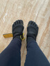 Vibram五指鞋女室內健身訓練瑜伽舞蹈鞋普拉提五趾鞋透氣休閑鞋VSOUL 黑色 正常尺碼拍大一碼 38 曬單實(shí)拍圖