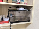 闊庭魚缸懶人魚缸家用客廳辦公室金魚缸過濾魚缸黑色款 曬單實拍圖