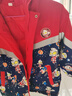 G.DUCKKIDS品牌童裝兒童羽絨服男童冬裝加厚保暖外套女童拼色連帽奧特曼衣服 紅色 90 曬單實(shí)拍圖