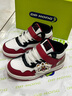 江博士學(xué)步鞋運動(dòng)鞋冬季男女童保暖高幫兒童鞋B14244W004紅/米/黑30 曬單實(shí)拍圖