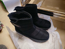 SooGree雪地靴男冬季加厚防濺水防滑耐磨保暖中筒大棉鞋加絨戶(hù)外登山棉靴 雪地靴加絨加厚黑色 44 建議43腳穿 曬單實(shí)拍圖