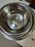 美廚（maxcook）304不銹鋼盆篩五件套 30cm加大加厚洗菜盆沙拉盆 味斗套裝MCWA797 曬單實(shí)拍圖