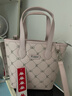 Kappa卡帕 新款正品女士設計感單肩托特包手提包菜籃子斜挎通勤包 桃氣奶芙粉 曬單實(shí)拍圖