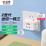 公牛（BULL）一轉三插座/轉換插頭/電源轉換器 3位無(wú)線(xiàn)轉換插座 GN-ZA221 曬單實(shí)拍圖
