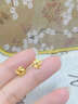 中國黃金（CHINA GOLD）中國結黃金耳釘女999足金耳飾新年情人節禮物送女朋友老婆 臻選禮盒包裝【無(wú)產(chǎn)品勿單拍】 曬單實(shí)拍圖