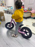 酷騎兒童平衡車(chē)1-6歲寶寶滑步車(chē)12寸輕便車(chē)身初學(xué)者S2櫻霞粉 酷奇 曬單實(shí)拍圖