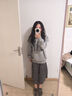 GAP男女裝2025秋季新款logo印花抓絨寬松套頭連帽衫衛(wèi)衣786923 淺灰色 S (165/88A) 亞洲尺碼 曬單實(shí)拍圖