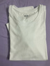 優(yōu)衣庫女裝SUPIMA COTTON圓領(lǐng)T恤短袖打底內搭新款474408 00 白色 M /160/84A 曬單實(shí)拍圖