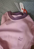貓人兒童內衣套裝純棉女童秋衣秋褲中大童半高領(lǐng)棉毛衫 粉色 175 曬單實(shí)拍圖