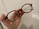 Fakeme超輕β鈦拼接光學(xué)素顏復古圓眼鏡框書(shū)呆子可配近視防藍光男女Kate DEM【玳瑁色】 曬單實(shí)拍圖