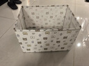 登比布藝收納箱衣服棉被整理箱玩具衣物儲物箱百納箱 米色66L2只裝 曬單實拍圖