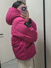 波司登25年羽絨服女士冬季90絨加厚連帽寬松短款時(shí)尚運動(dòng)保暖外套 曬單實(shí)拍圖
