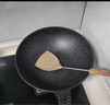 愛(ài)仕達（ASD）炒鍋麥飯石色不粘平底炒菜鍋立蓋32cm燃氣電磁爐通用CL32S11WG 曬單實(shí)拍圖