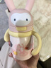 babycare兒童保溫杯嬰幼兒學(xué)飲寶寶吸管杯316L不銹鋼保溫杯幼兒園保溫水壺 贈直通吸嘴-把手款 歐珀粉 300ml 曬單實(shí)拍圖
